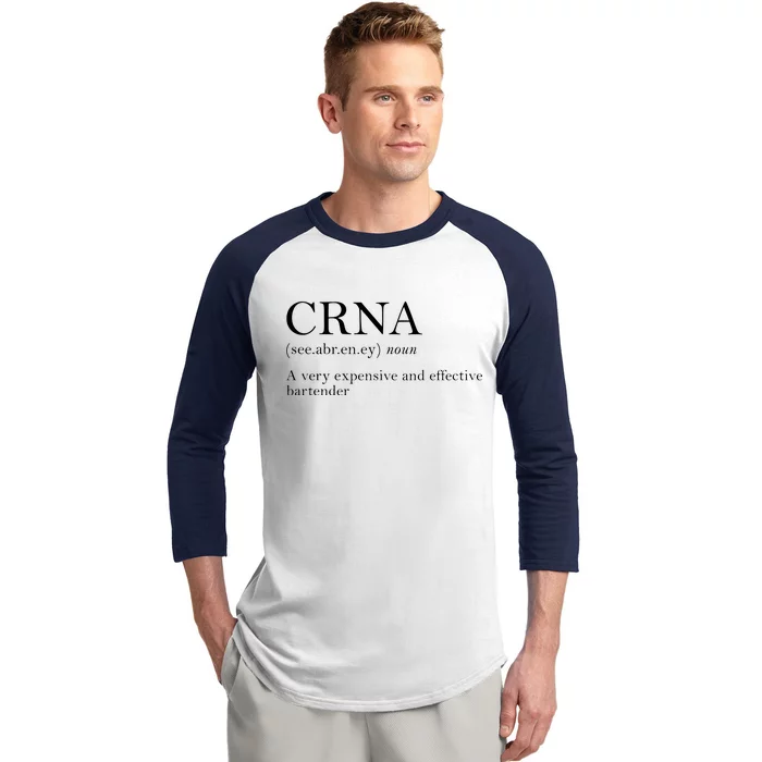 Certified Registered Nurse Anesthetists CRNA Baseball Sleeve Shirt