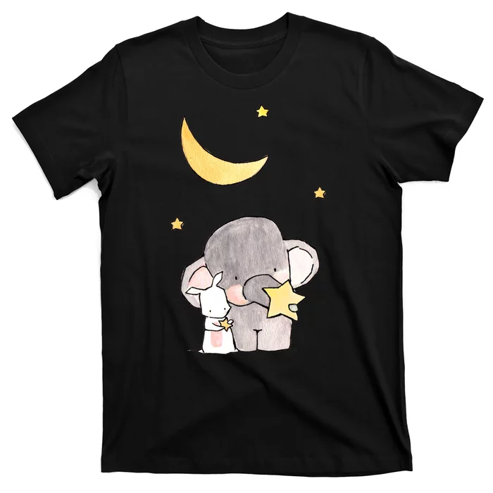 Cute Elephant Stars T-Shirt