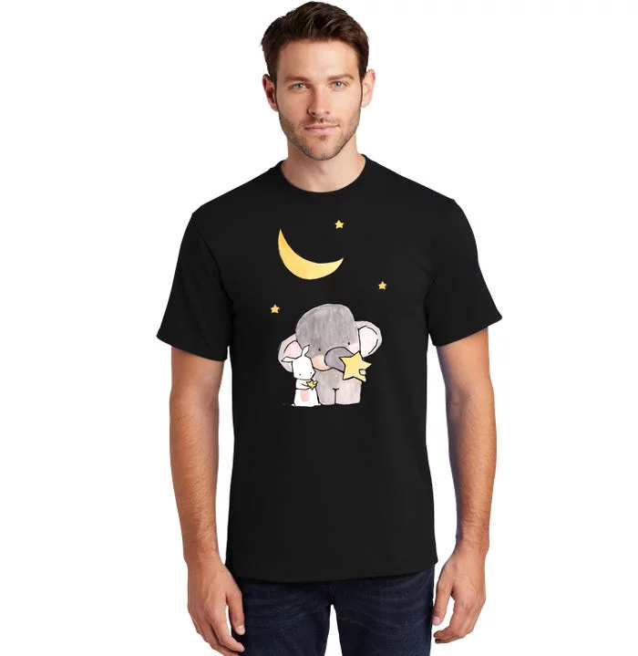 Cute Elephant Stars Tall T-Shirt