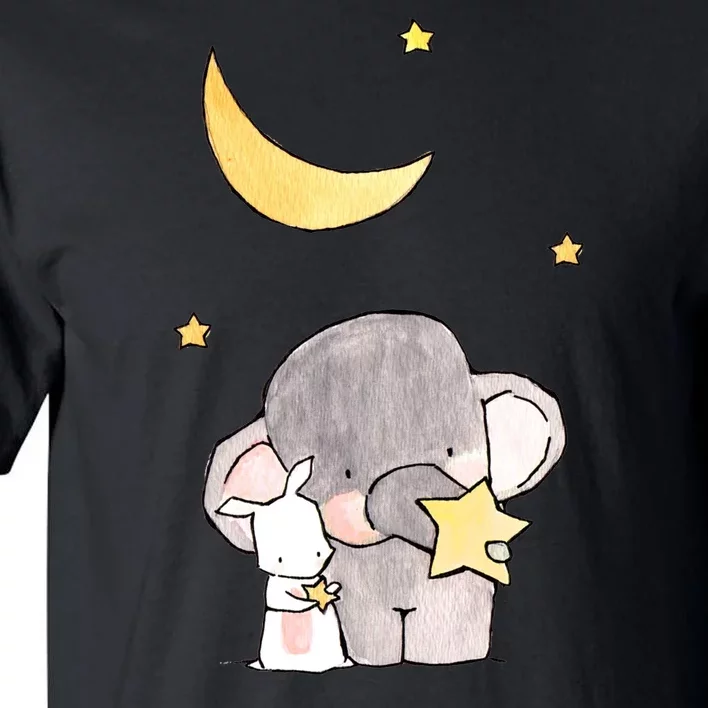 Cute Elephant Stars Tall T-Shirt