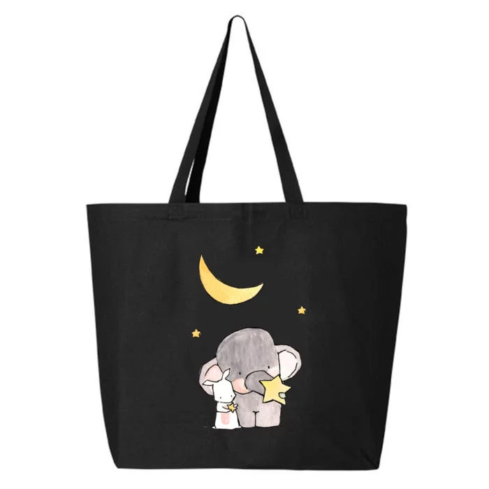 Cute Elephant Stars 25L Jumbo Tote