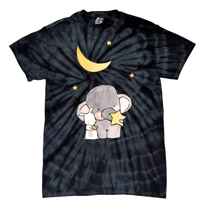 Cute Elephant Stars Tie-Dye T-Shirt