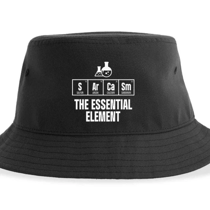 Chemical Engineer Sarcasm Element Engineering Gifts Sustainable Bucket Hat