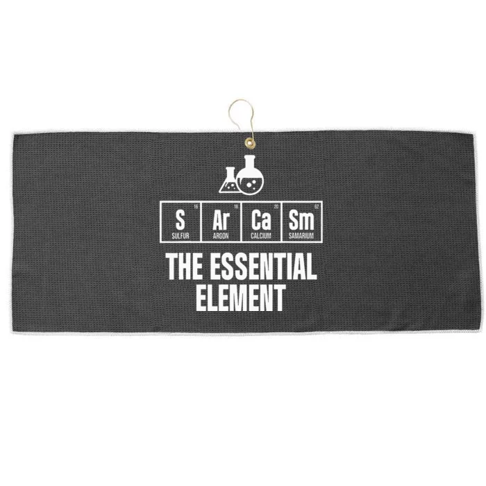 Chemical Engineer Sarcasm Element Engineering Gifts Large Microfiber Waffle Golf Towel