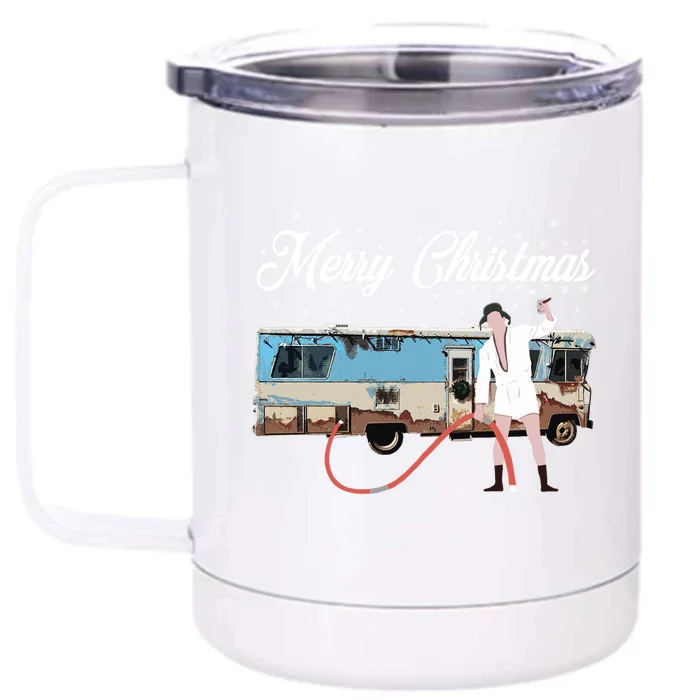 Cousin Eddie, Shitter Was Full Premium Front & Back 12oz Stainless Steel Tumbler Cup