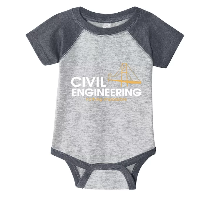 Civil Engineer Shirts Truss Structural Engineering Idea Infant Baby Jersey Bodysuit