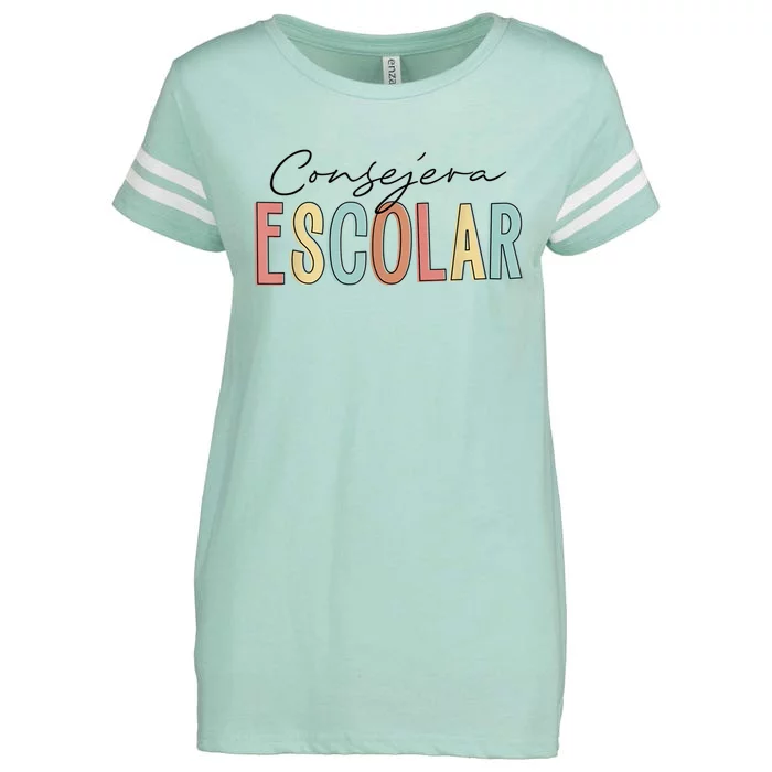 Consejera Escolar Spanish School Counselor Enza Ladies Jersey Football T-Shirt