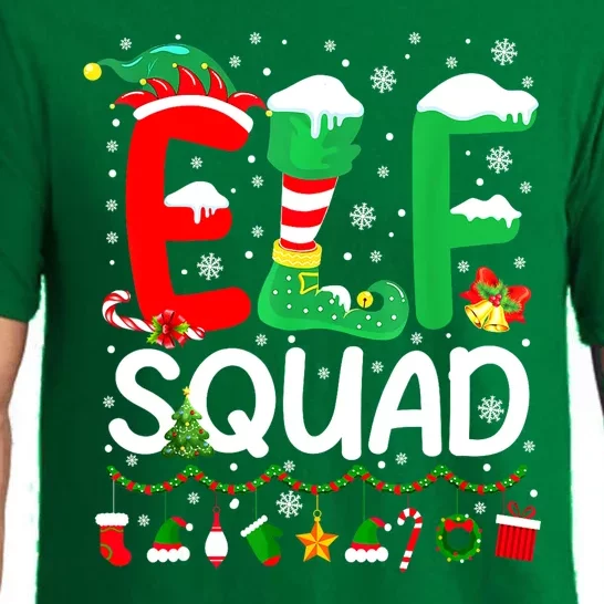 Christmas Elf Squad Family Matching Pajamas Funny Xmas Gift Pajama Set