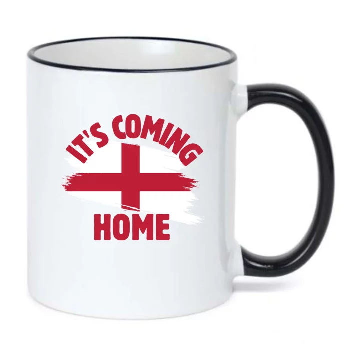 Cool England Soccer Team It’S Coming Home Black Color Changing Mug