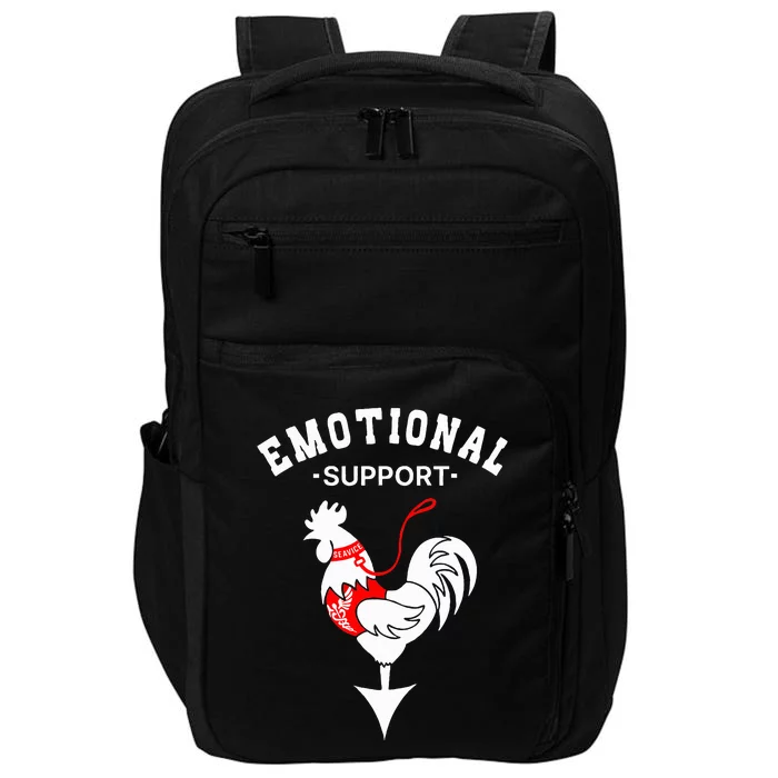 Chicken Emotional Support Cock Impact Tech Backpack