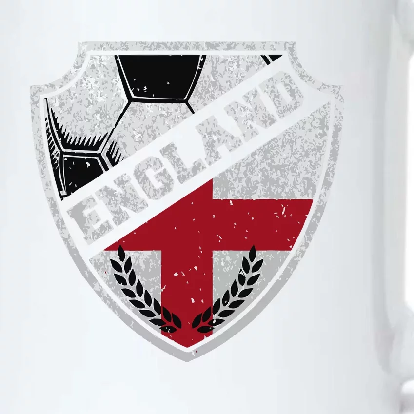 Cool England Soccer Shield Black Color Changing Mug