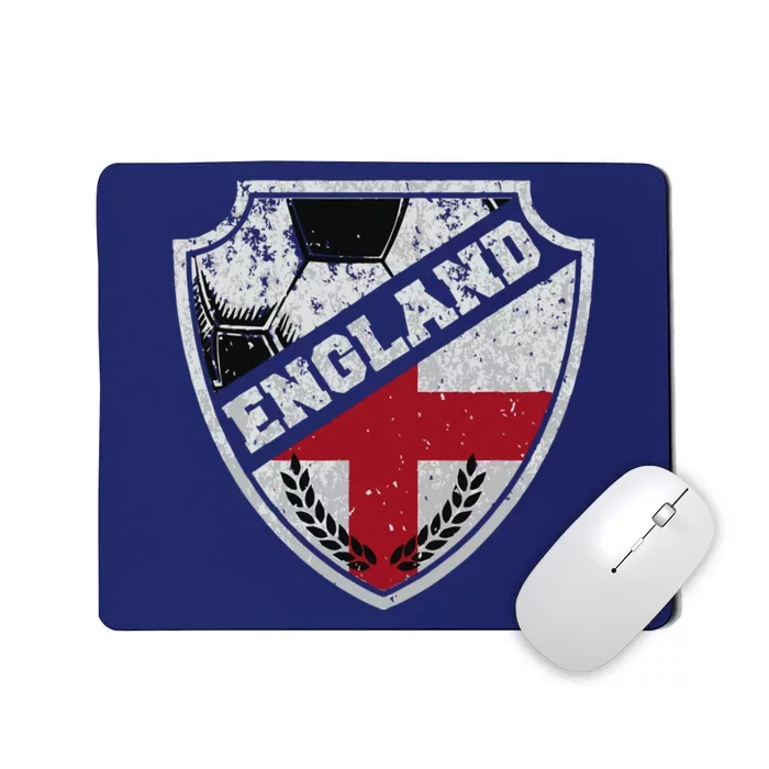 Cool England Soccer Shield Mousepad