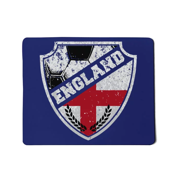 Cool England Soccer Shield Mousepad