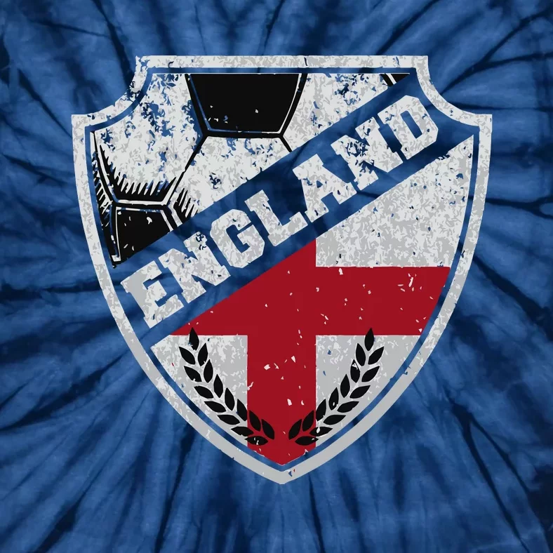 Cool England Soccer Shield Tie-Dye T-Shirt