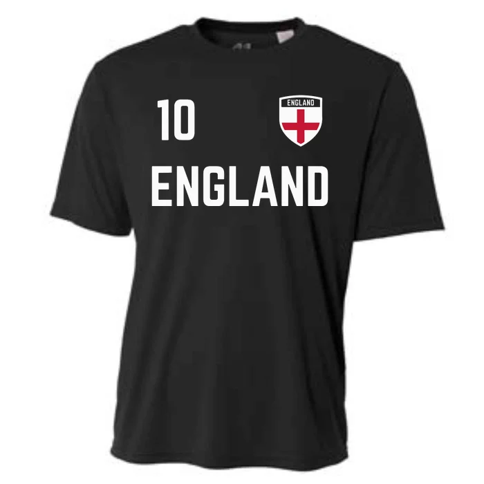 Cool England Soccer Jersey 10 Cooling Performance Crew T-Shirt