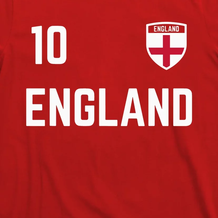 Cool England Soccer Jersey 10 T-Shirt