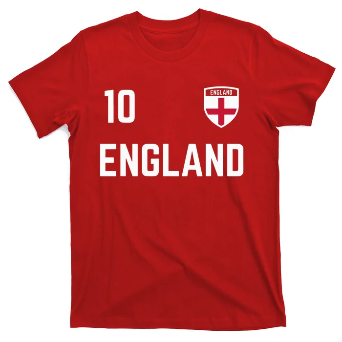 Cool England Soccer Jersey 10 T-Shirt