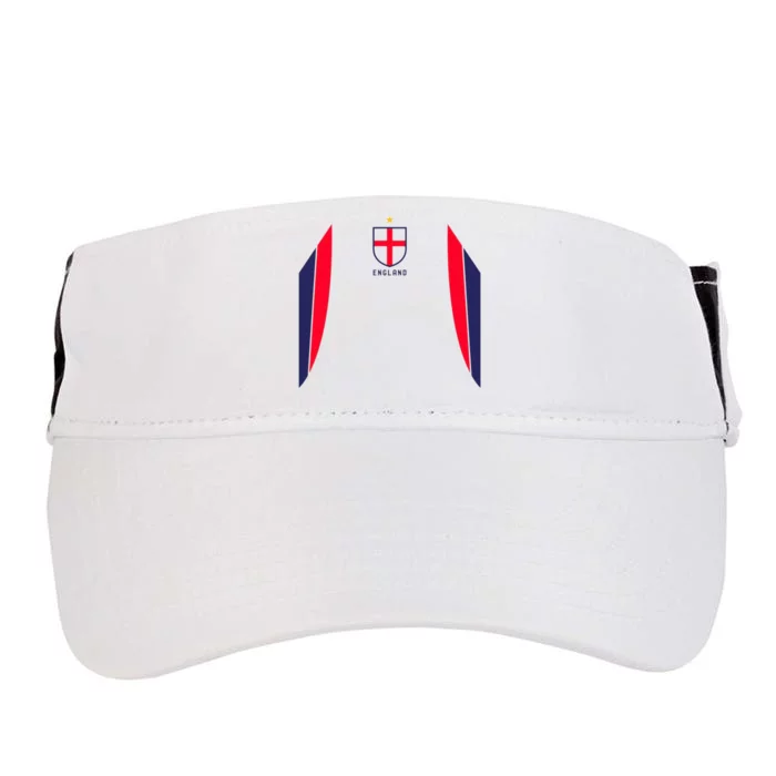 Cool England Soccer Jersey Adult Drive Performance Visor