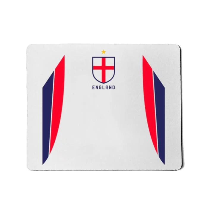 Cool England Soccer Jersey Mousepad