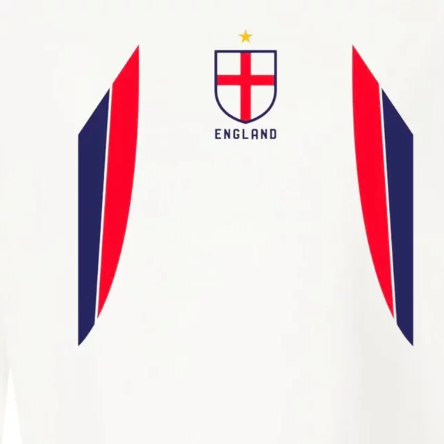 Cool England Soccer Jersey Cropped Pullover Crew