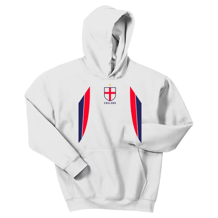 Cool England Soccer Jersey Kids Hoodie