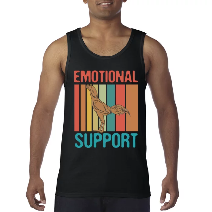 Chicken Emotional Support Cock Tank Top