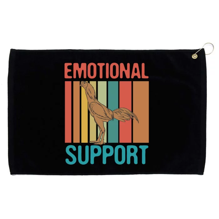 Chicken Emotional Support Cock Grommeted Golf Towel