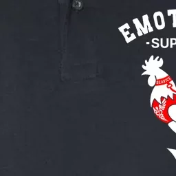 Chicken Emotional Support Cock Softstyle Adult Sport Polo