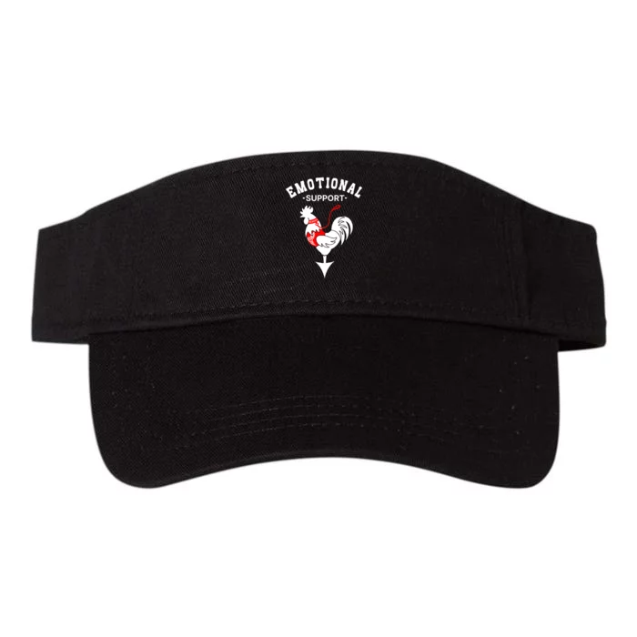 Chicken Emotional Support Cock Valucap Bio-Washed Visor