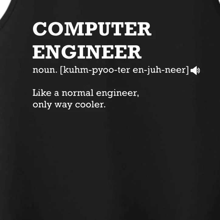 Computer Engineer Shirts Gift Idea For Computer Engineer Performance Tank