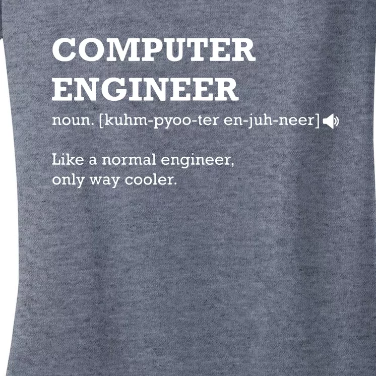 Computer Engineer Shirts Gift Idea For Computer Engineer Women's V-Neck T-Shirt