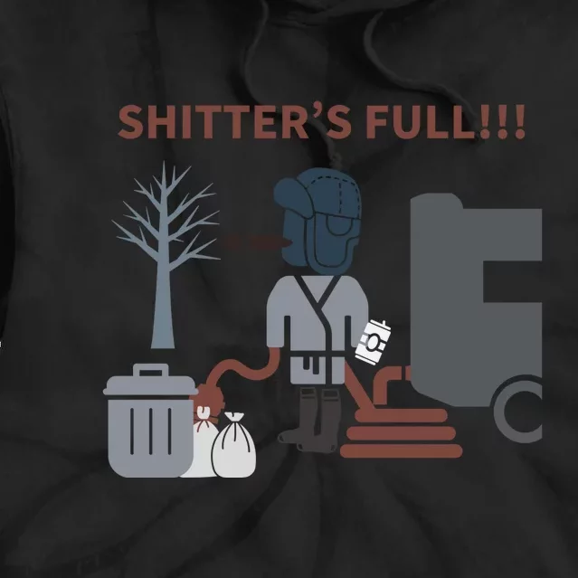 Cousin Eddie “Shitter’s Full” Tie Dye Hoodie