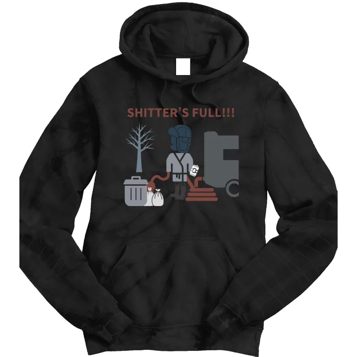 Cousin Eddie “Shitter’s Full” Tie Dye Hoodie