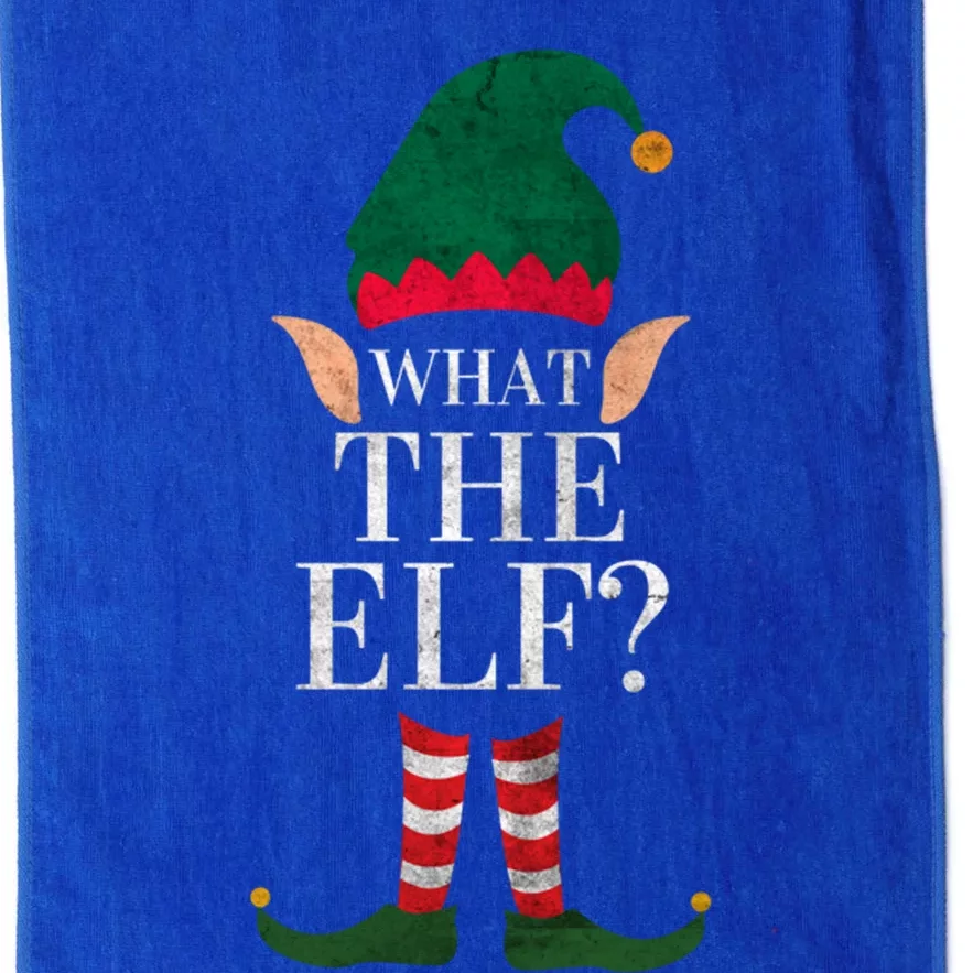 Christmas Elves SantaS Helper What The Elf Family Matching Gift Platinum Collection Golf Towel