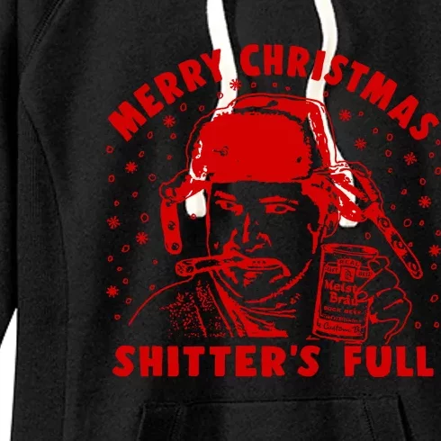 Cousin Eddie Shitter Full Merry Christmas ShitterS Full Women's Fleece Hoodie