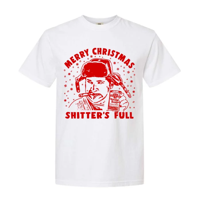 Cousin Eddie Shitter Full Merry Christmas ShitterS Full Garment-Dyed Heavyweight T-Shirt