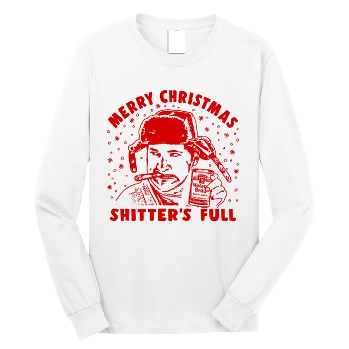 Cousin Eddie Shitter Full Merry Christmas ShitterS Full Long Sleeve Shirt