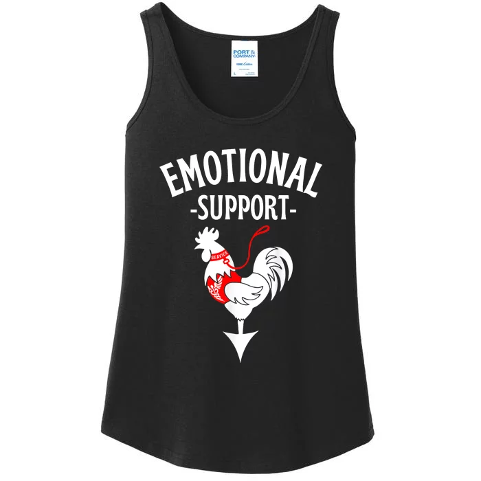 Chicken Emotional Support Cock Ladies Essential Tank