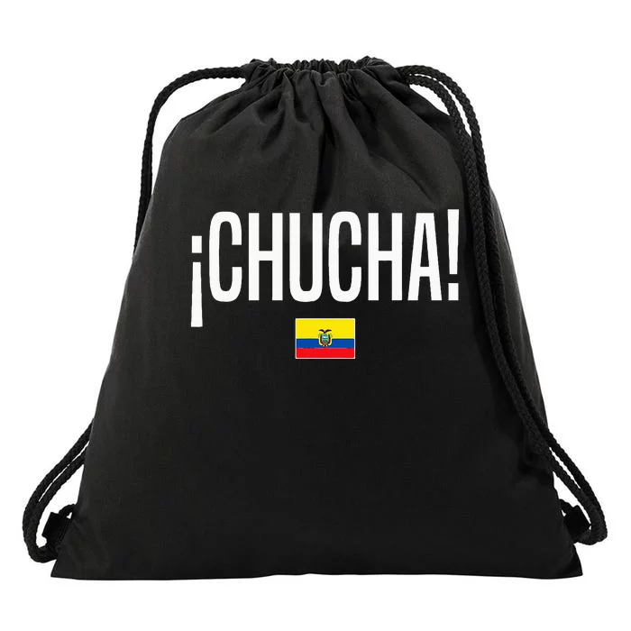 Chucha Ecuadorian Slang Ecuador Drawstring Bag