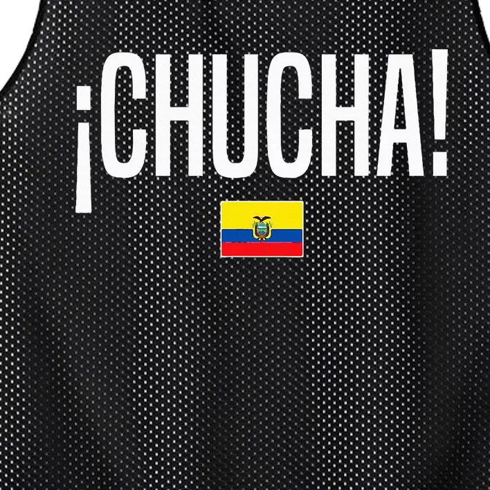 Chucha Ecuadorian Slang Ecuador Mesh Reversible Basketball Jersey Tank