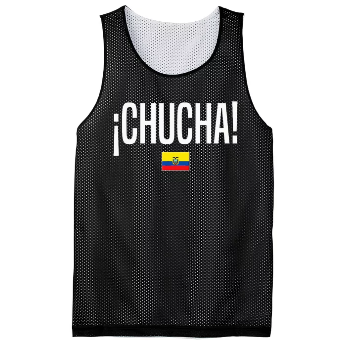 Chucha Ecuadorian Slang Ecuador Mesh Reversible Basketball Jersey Tank