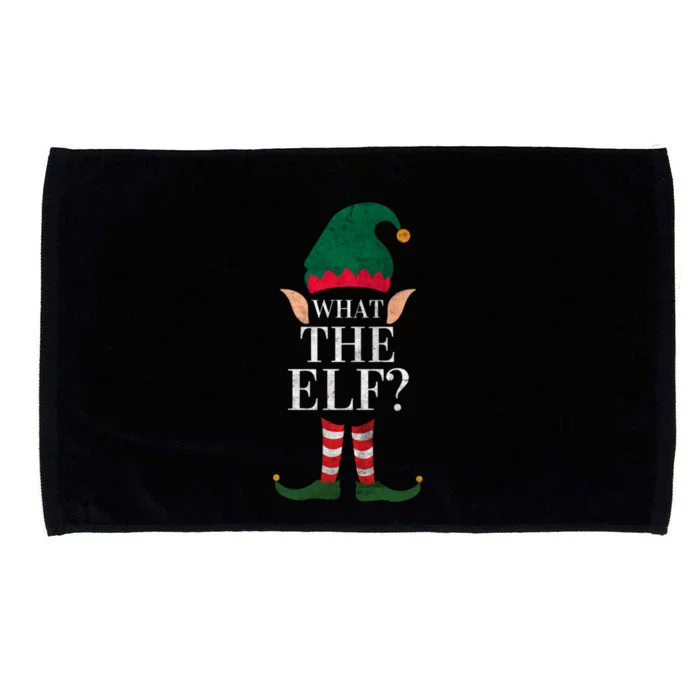 Christmas Elves SantaS Helper What The Elf Family Matching Cute Gift Microfiber Hand Towel