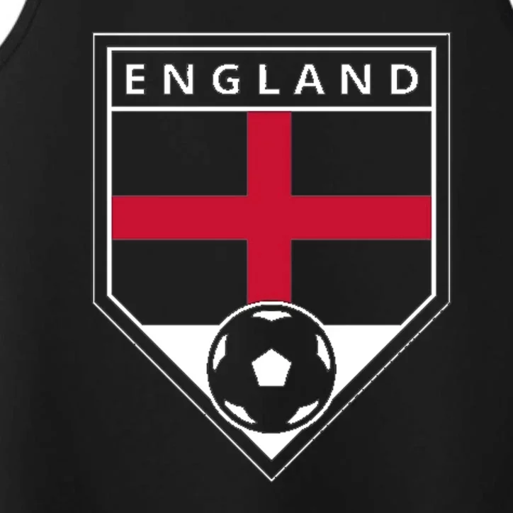 Cool England Soccer Team Performance Tank