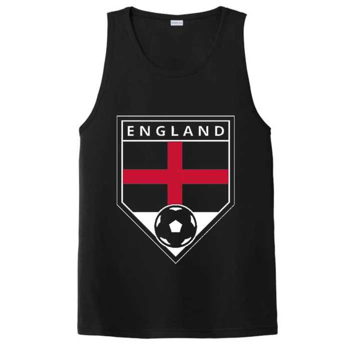 Cool England Soccer Team Performance Tank