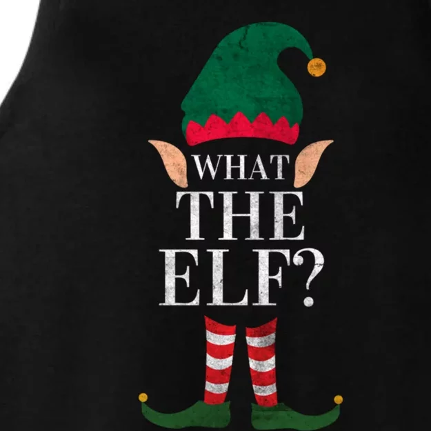 Christmas Elves SantaS Helper What The Elf Family Matching Gift Ladies Tri-Blend Wicking Tank