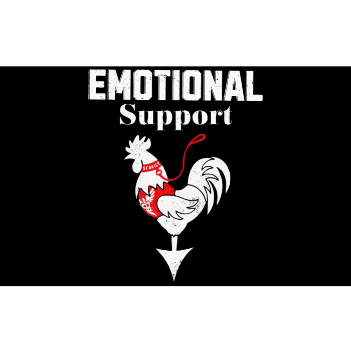 Chicken Emotional Support Cock Bumper Sticker