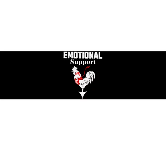 Chicken Emotional Support Cock Bumper Sticker