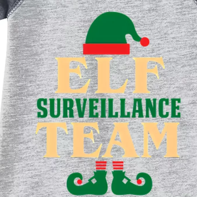 Christmas Elf Surveillance Team Infant Baby Jersey Bodysuit