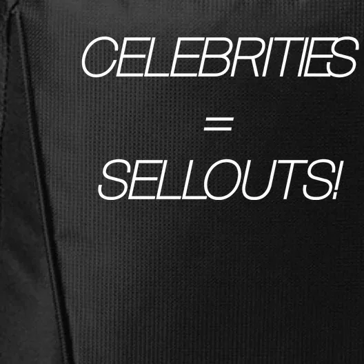 Celebrities Equal Sellouts City Backpack