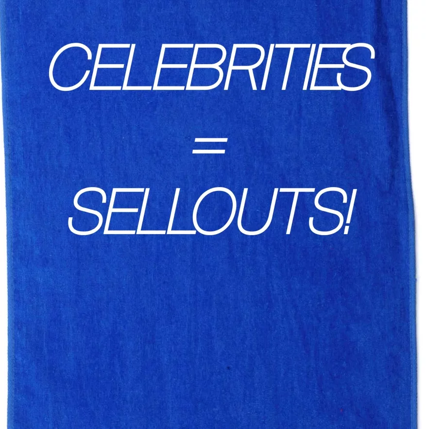 Celebrities Equal Sellouts Platinum Collection Golf Towel